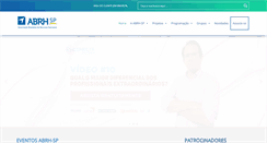 Desktop Screenshot of abrhsp.org.br